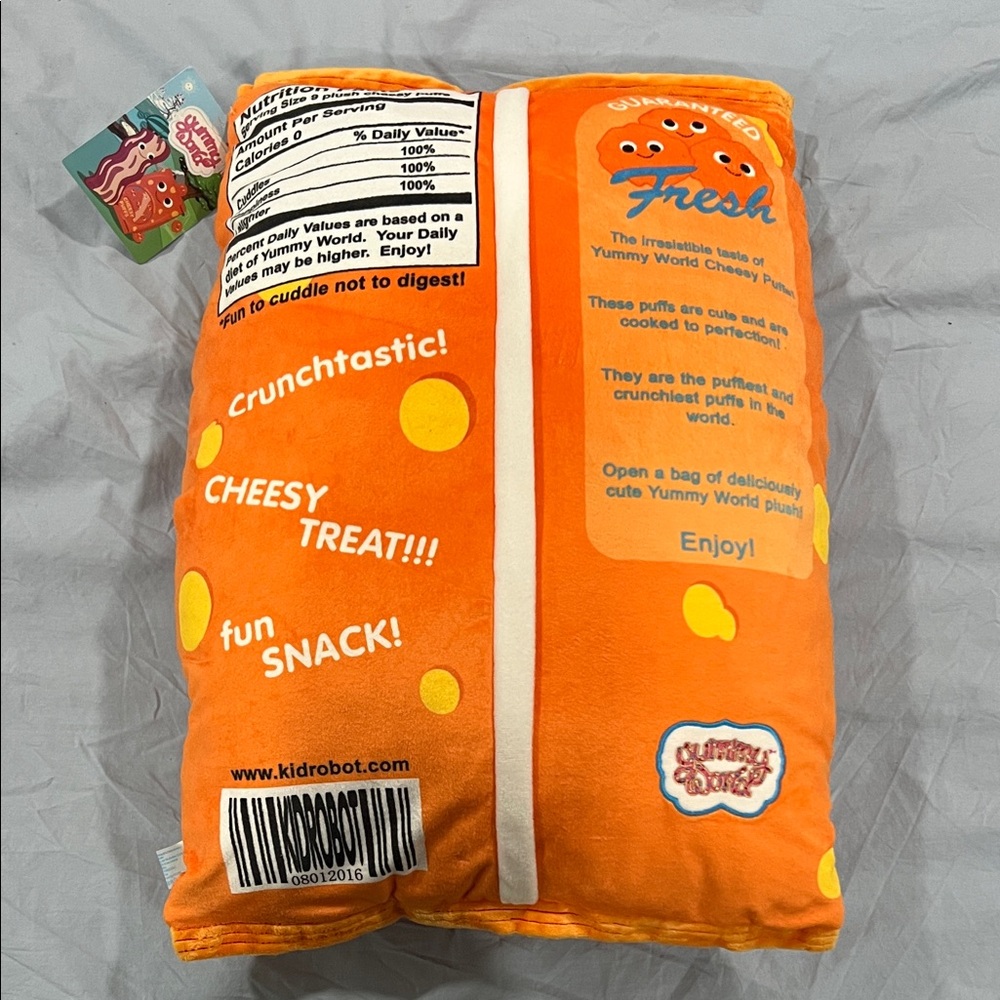 Cheesy Puffs Plush Pillow - Picture 2 of 4